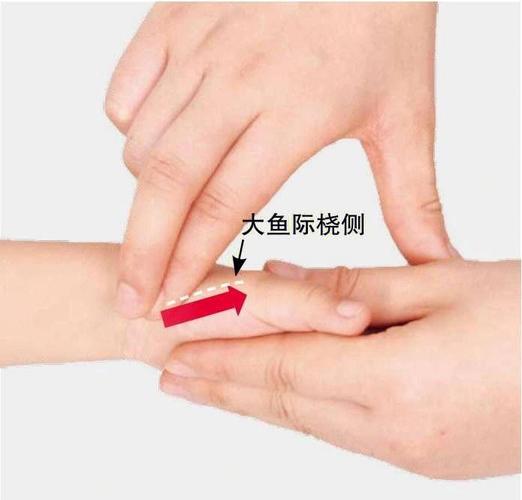 左手大拇指外侧穴位