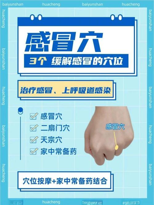 用针灸穴位治疗感冒