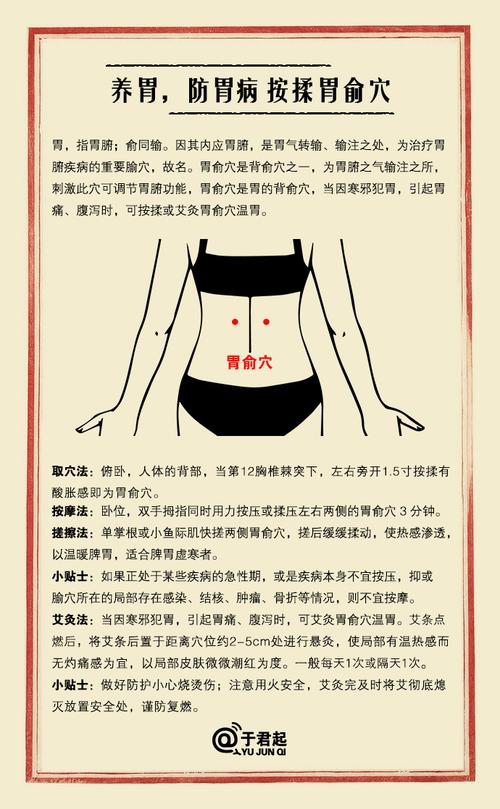 胃溃疡中医针灸穴位