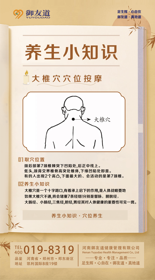 大椎穴位的准确位置