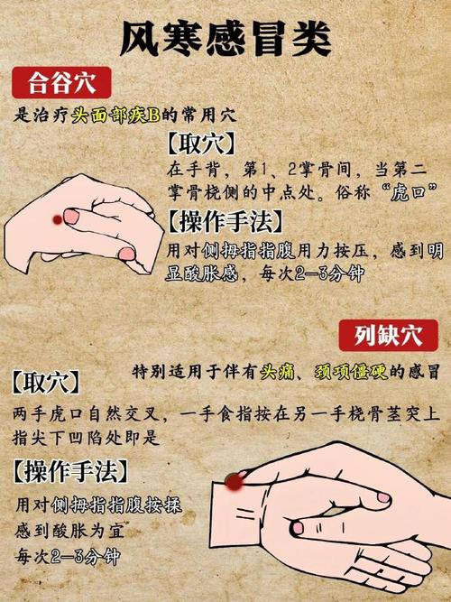 感冒哪个穴位能治疗