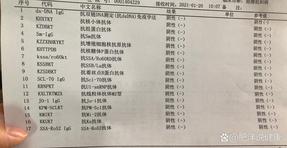 类风湿因子 抗核抗体