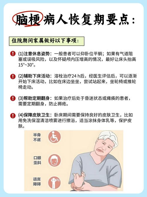 脑梗出院后的注意事项