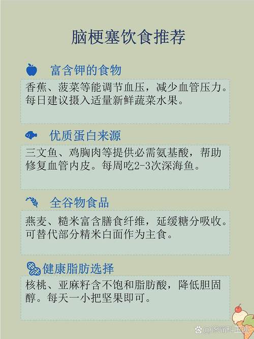 脑梗应该吃什么食物好