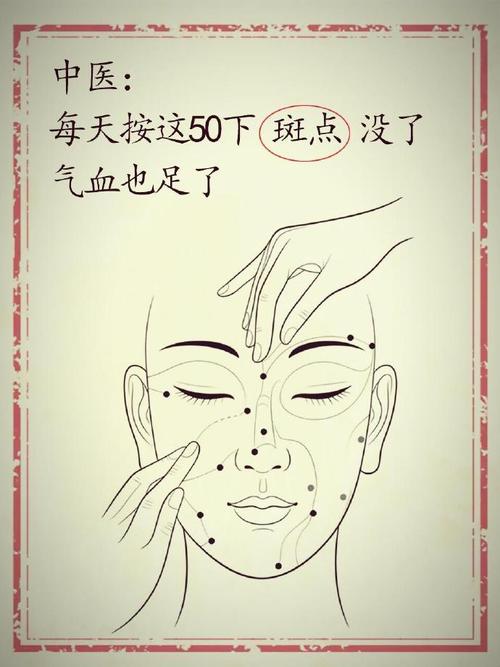 面部什么穴位不长斑