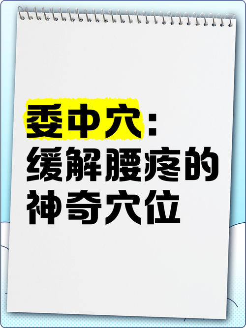女人腰疼按哪个穴位