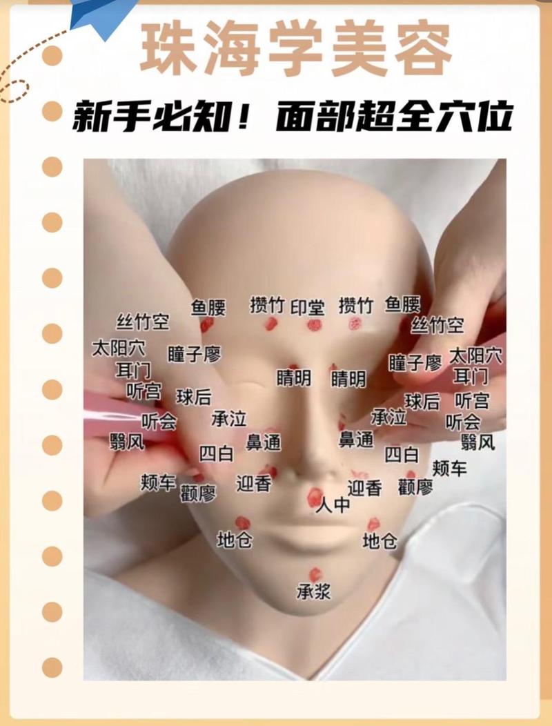 面部痉挛按摩穴位图