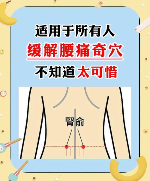 腰肌劳损调理穴位图