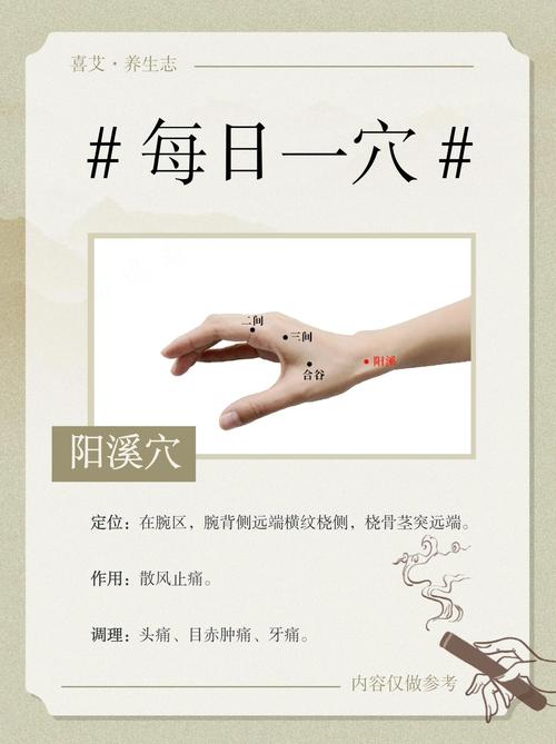 阳溪穴 穴位密码